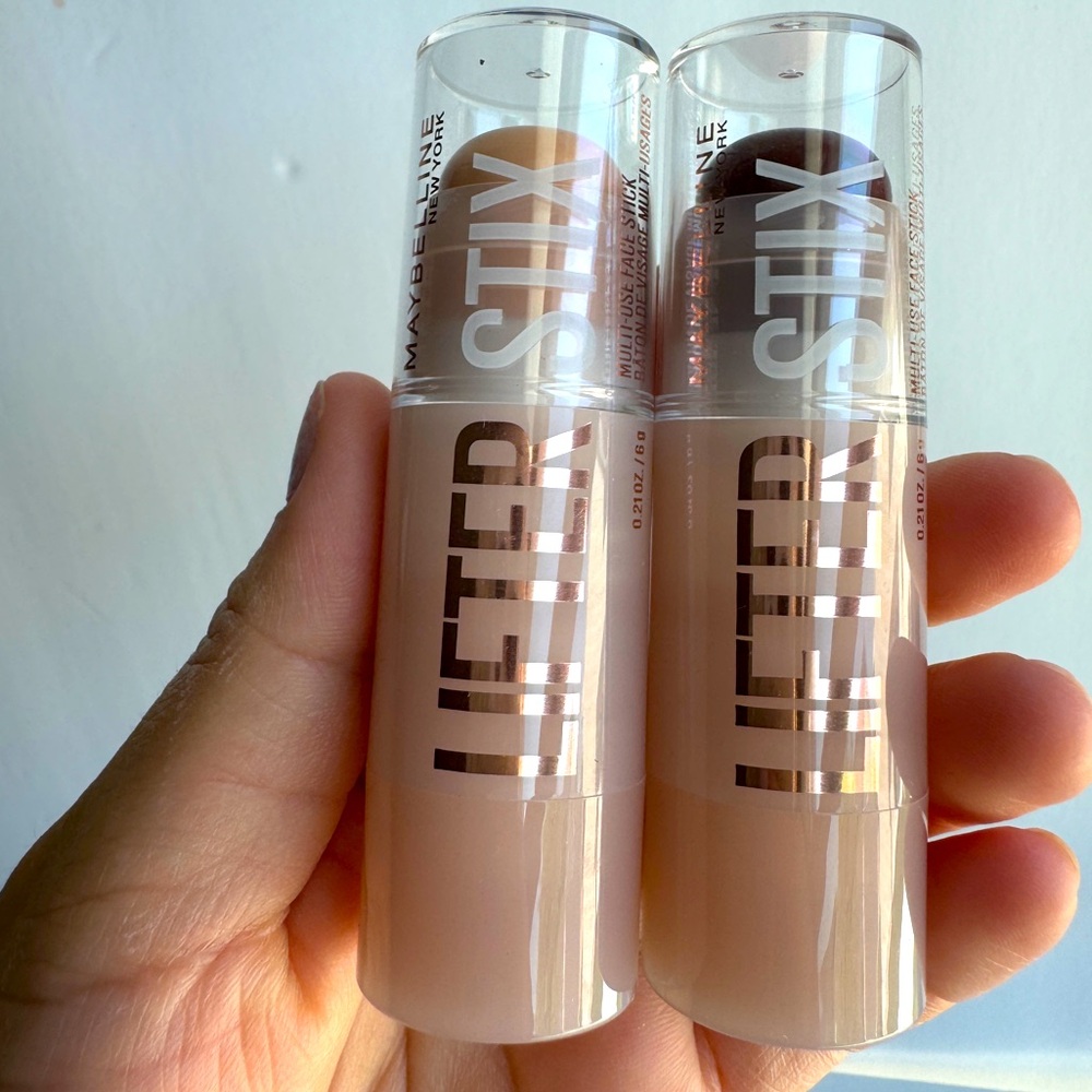 Maybelline Lifter Stix Multi-Use Face Stick. Bundle of 2 Brand New and Full Size
